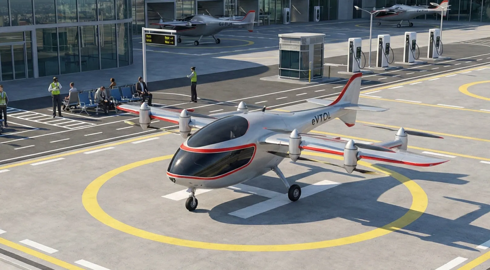 Diagram of the AyuRatha DX1 showing redundant battery packs and medical-grade power outlets for DGCA compliance