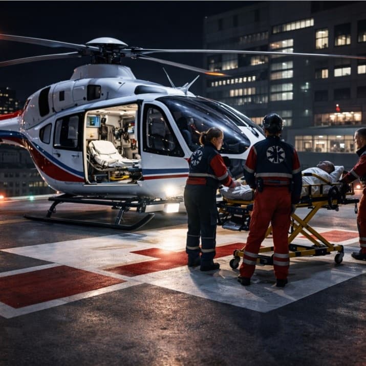 Hospital-to-Hospital Transfers — Dragale Aviation eVTOL air ambulance solution