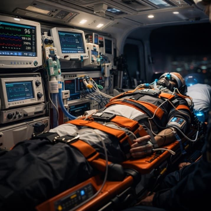 Live Patient Monitoring System — Dragale Aviation eVTOL air ambulance solution